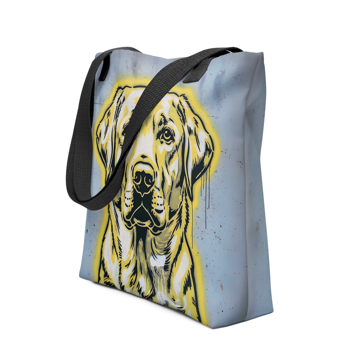 Yellow Labrador Glow Tote Bag