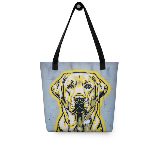 Yellow Labrador Glow Tote Bag