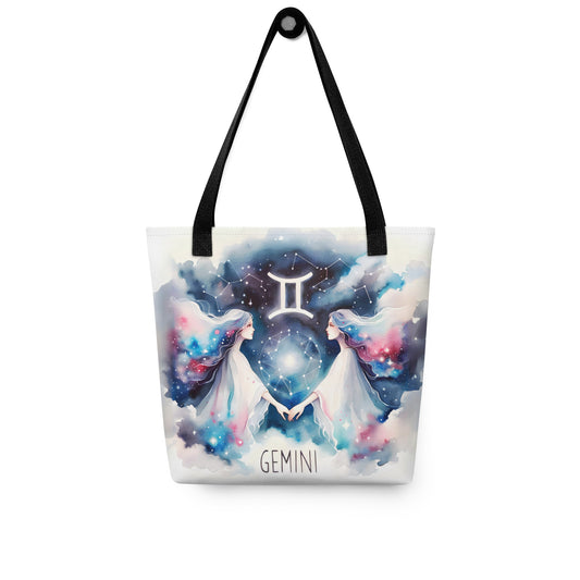 Gemini Watercolor Tote Bag
