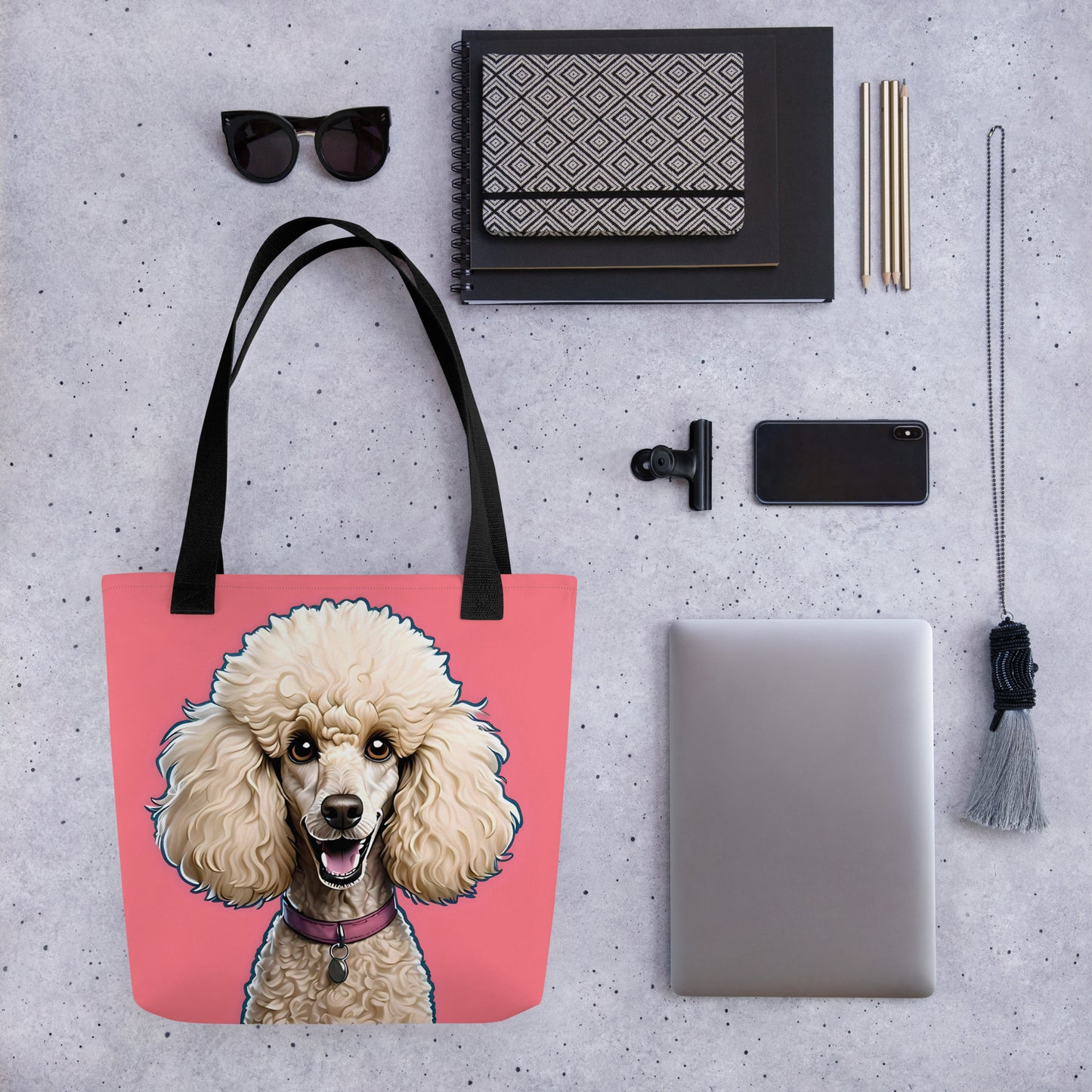 Poodle Pink Passion Tote Bag