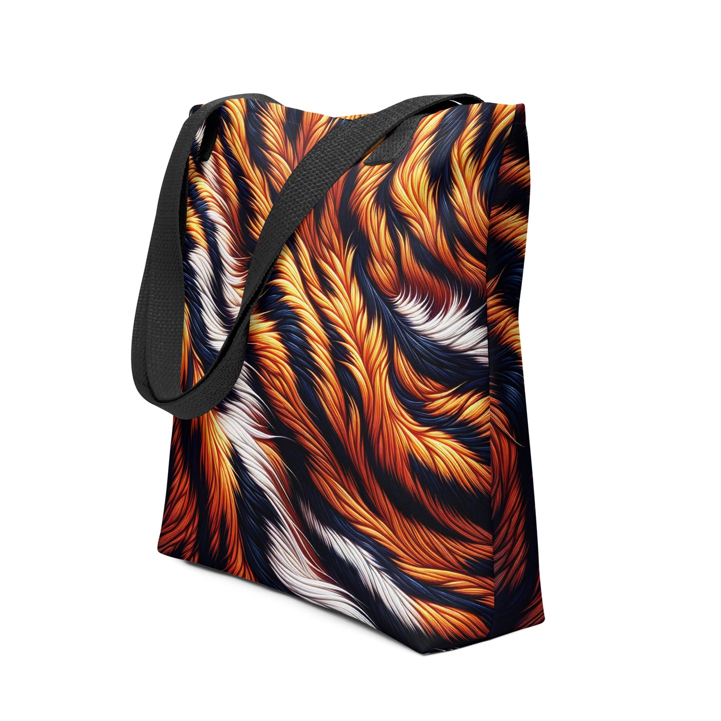Orange Tiger Stripes | Tote Bag