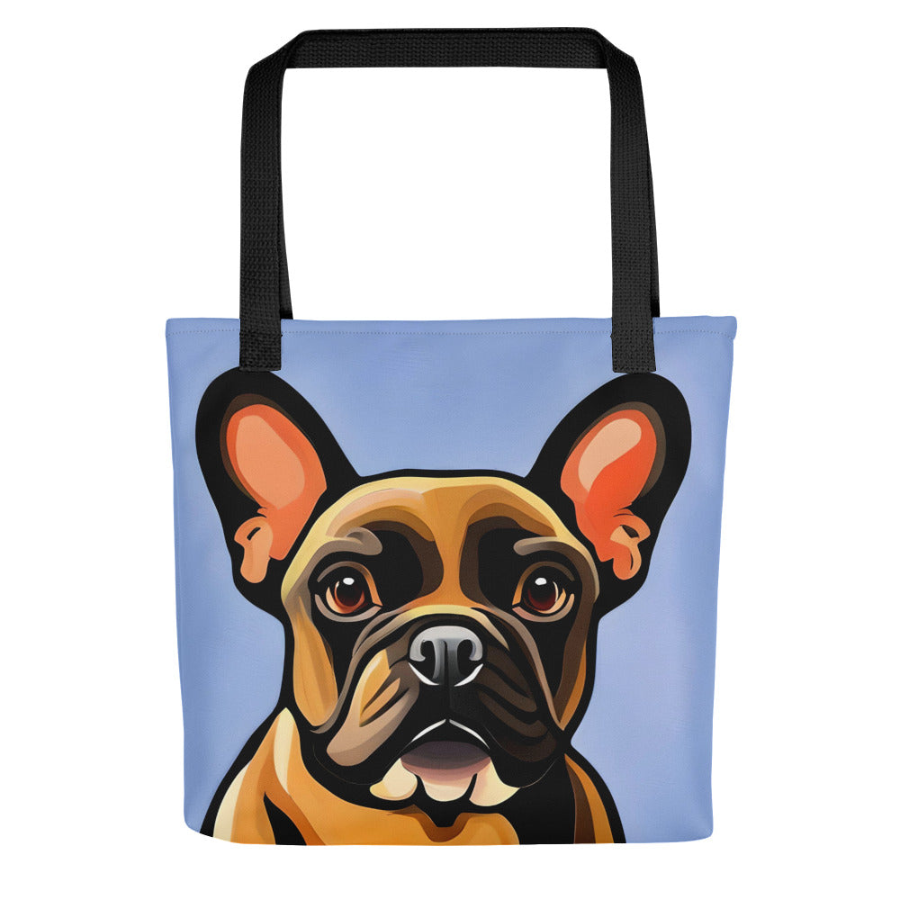 Frenchie Blue | Tote Bag