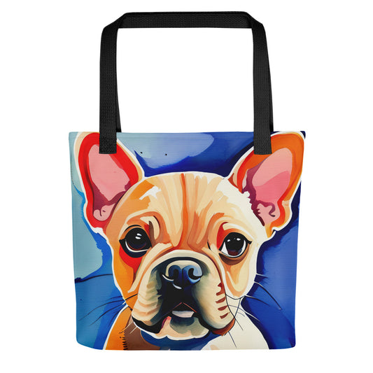 Frenchie Watercolor | Tote Bag