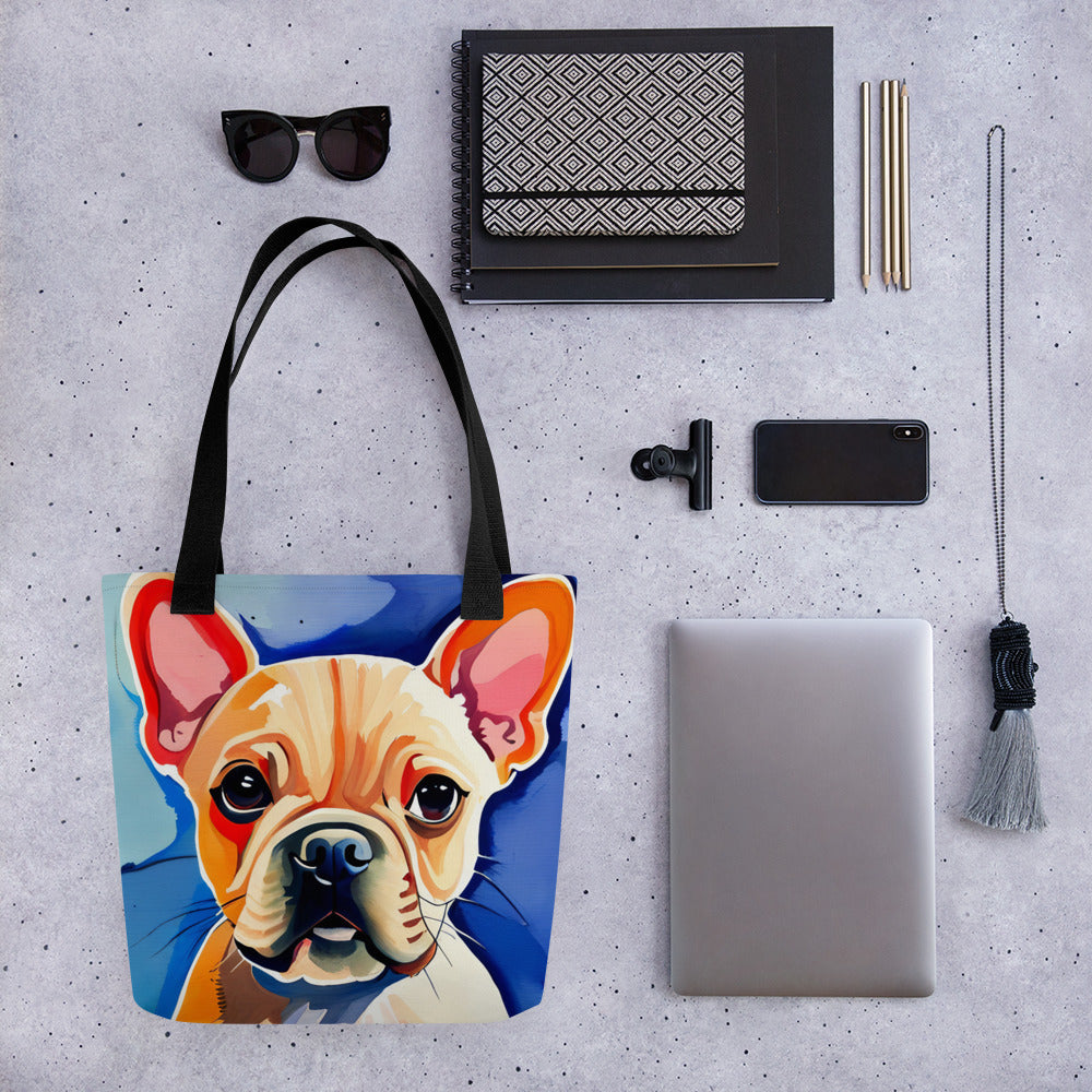 Frenchie Watercolor | Tote Bag