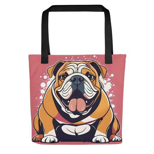 English Bulldog Cheerful | Tote Bag