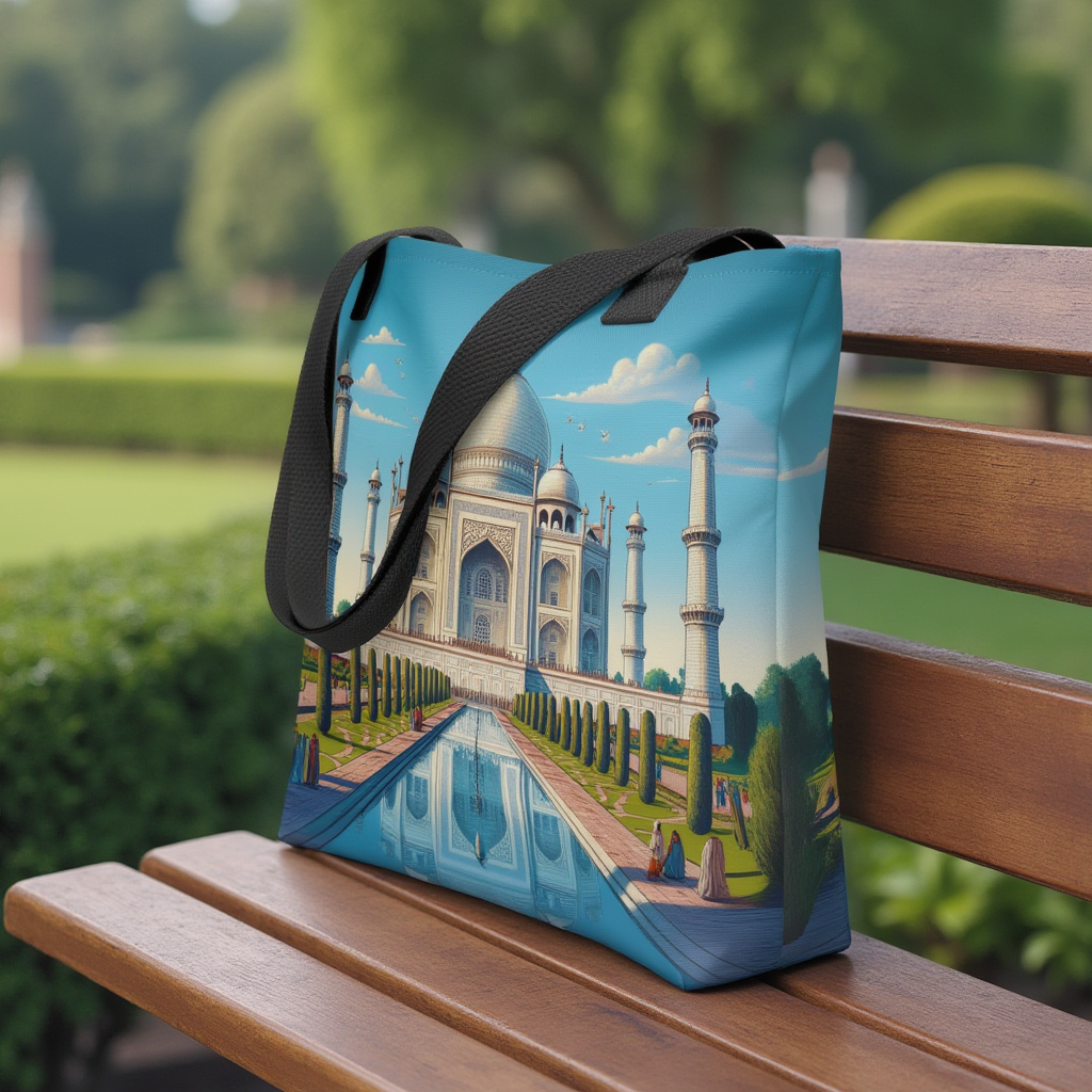 Taj Mahal Tote Bag