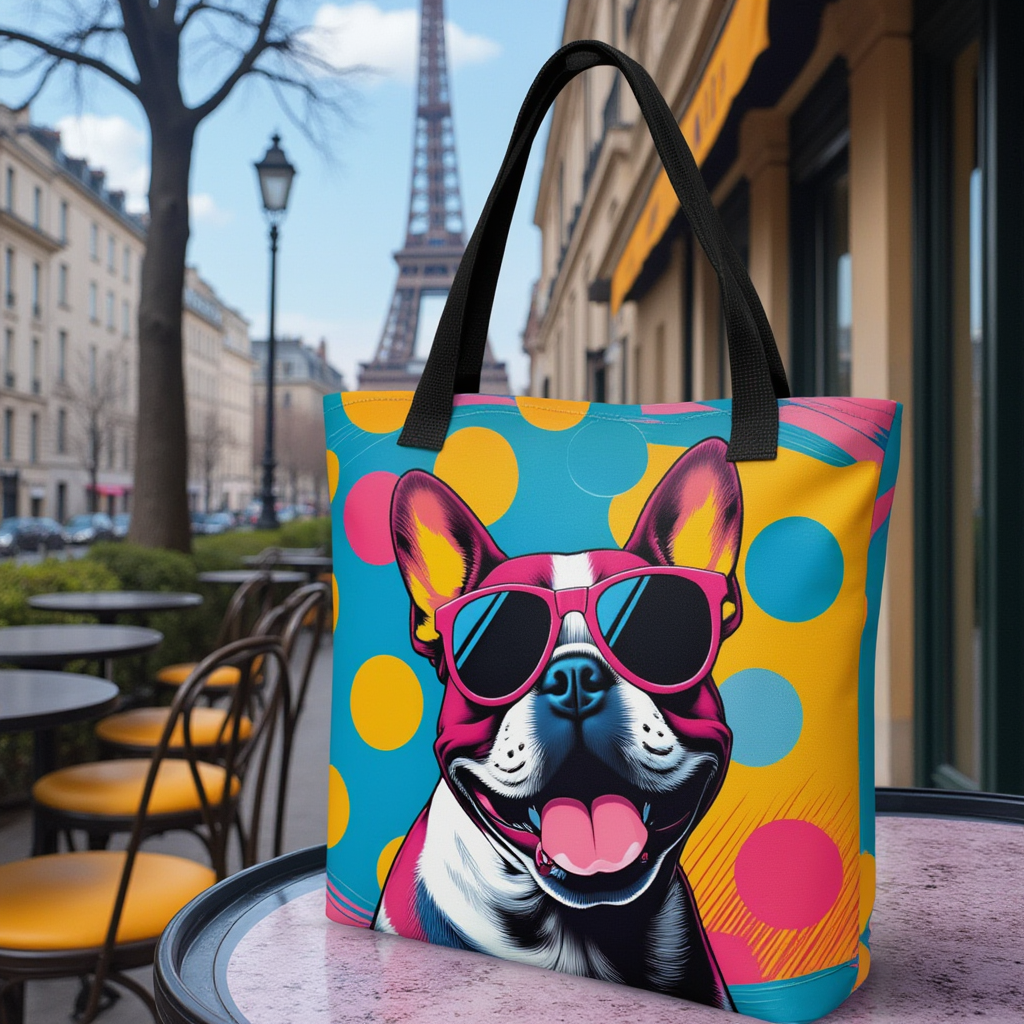 Frenchie Chic Tote Bag