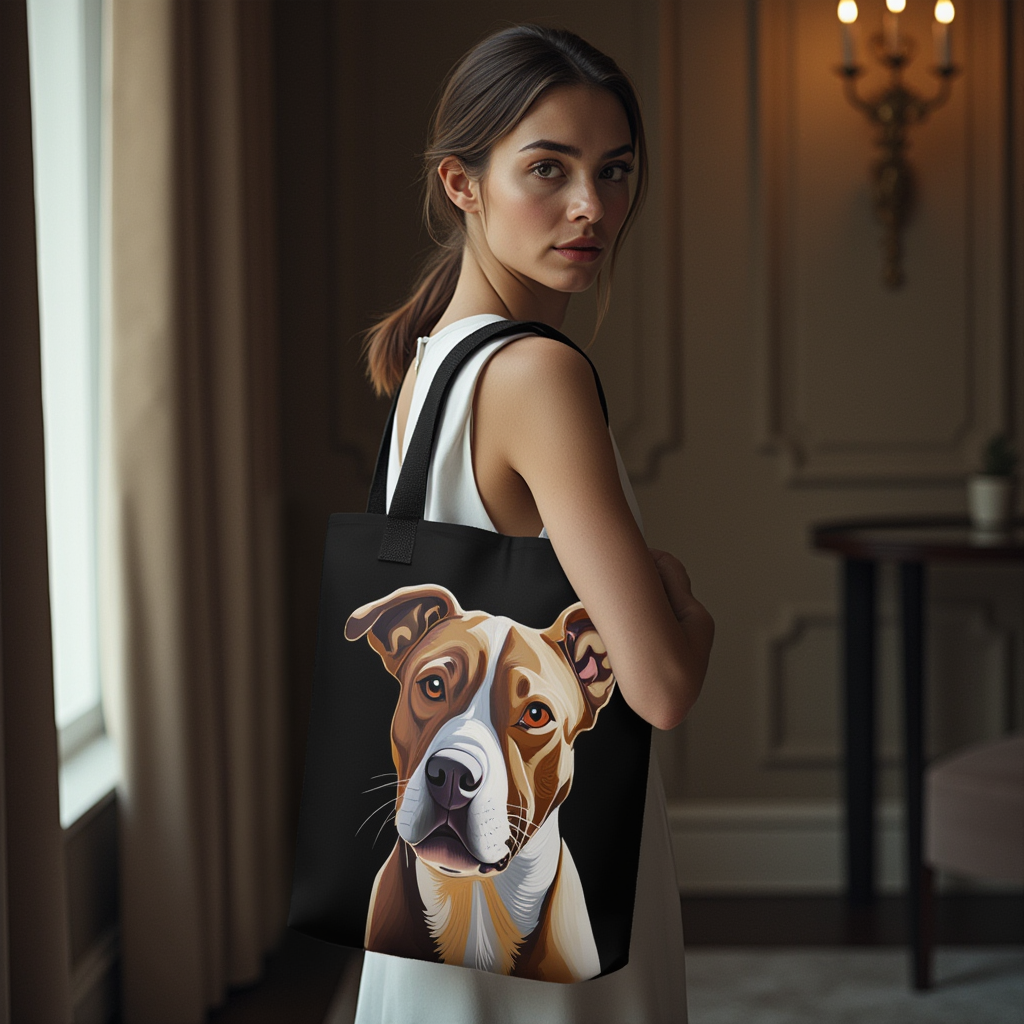 Pitbull Midnight Tote Bag