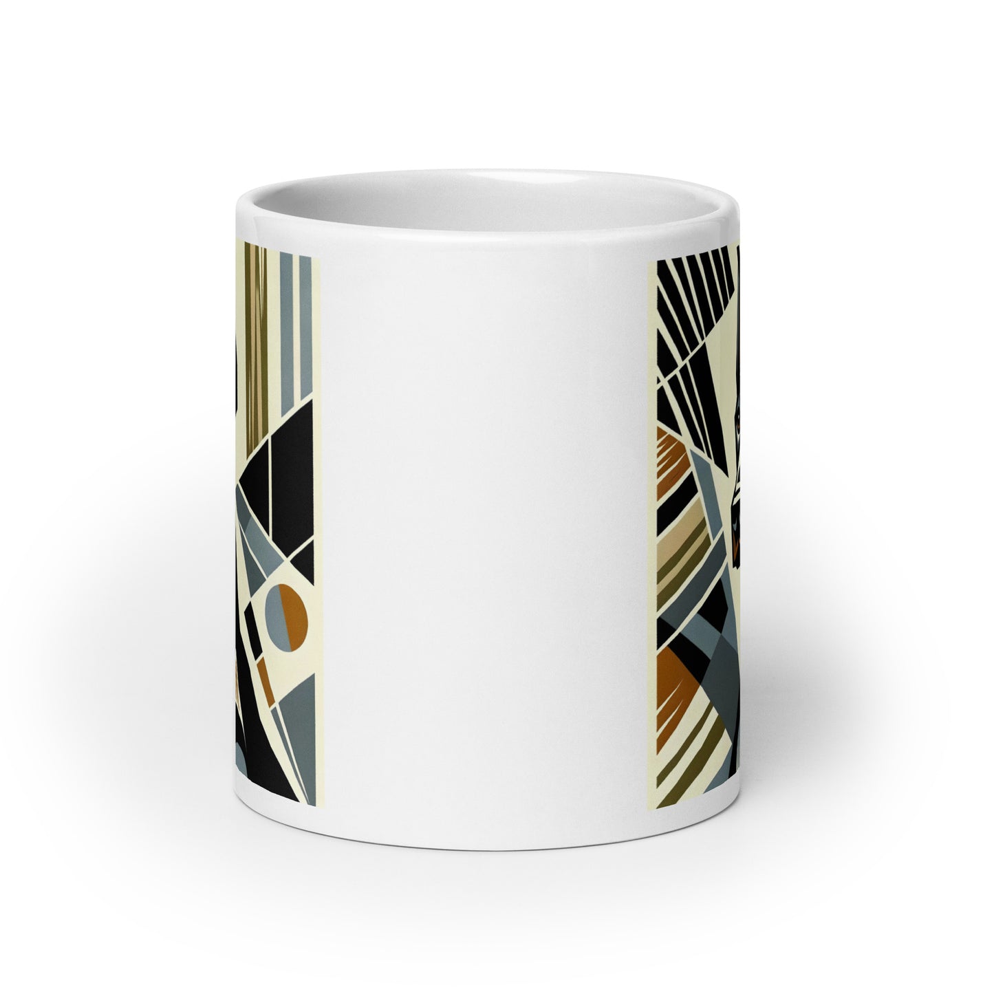 Doberman Abstract | Glossy Mug