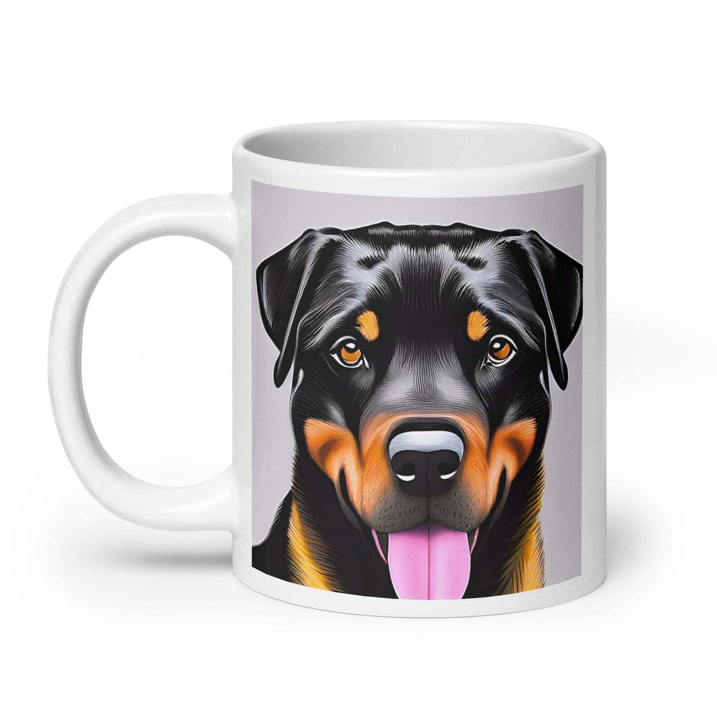 Rottweiler Smile | Glossy Mug