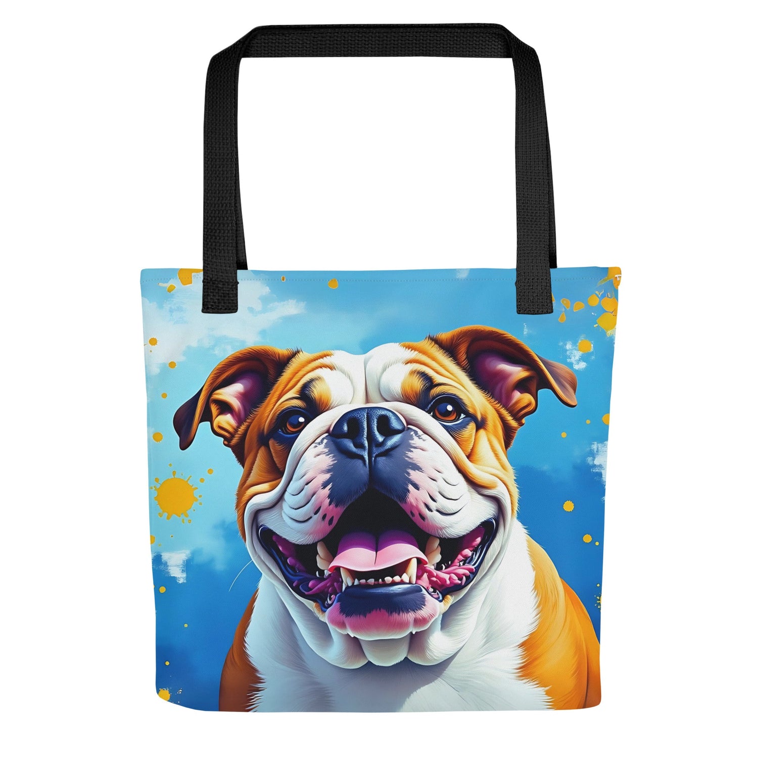 English Bulldog Tote Bags
