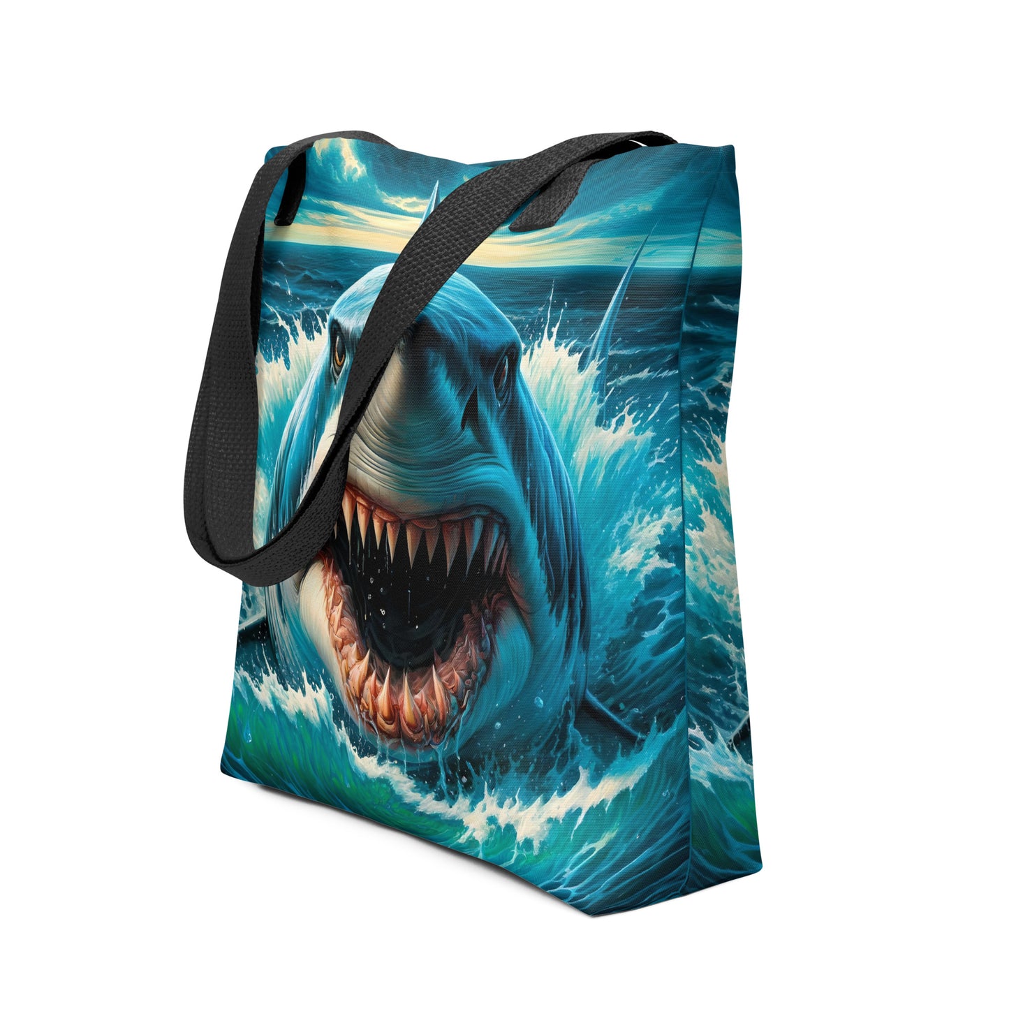 Shark Attack Tote Bag