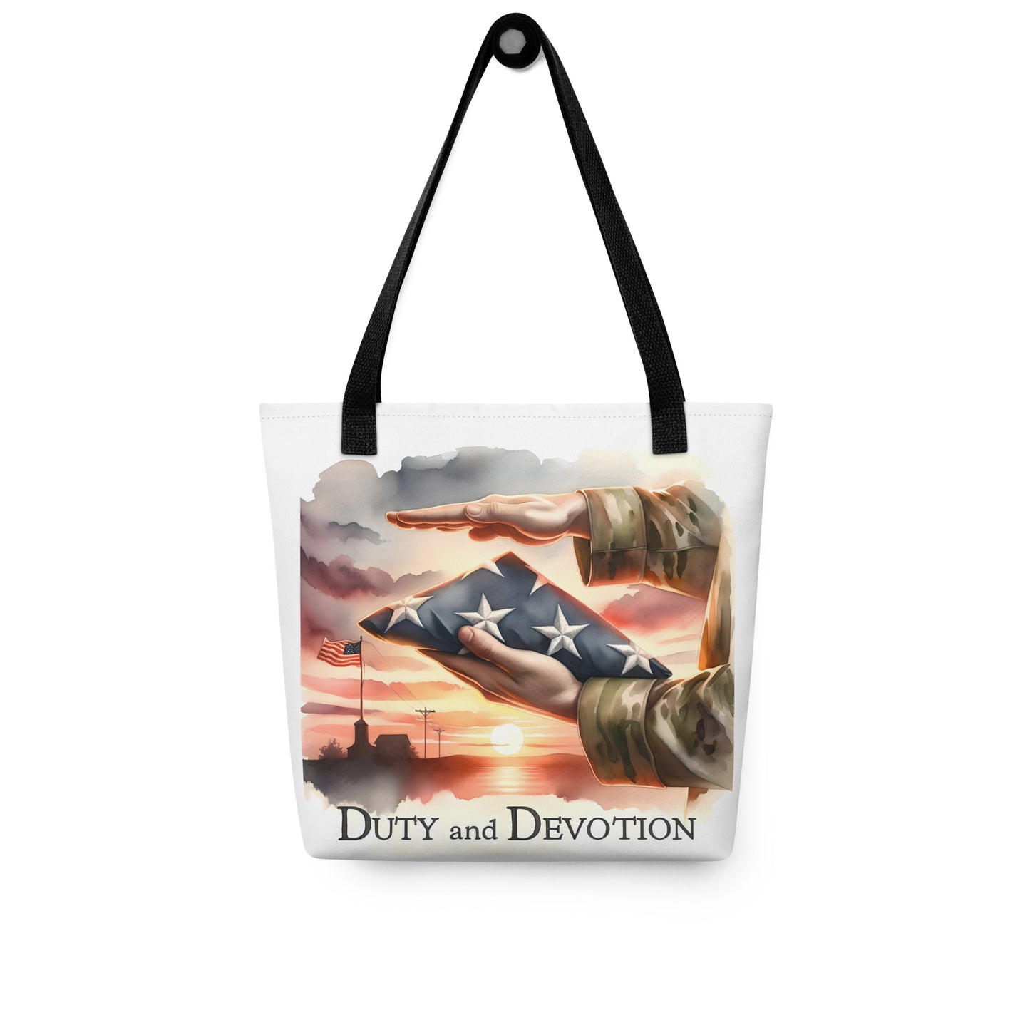 Duty and Devotion Tote Bag