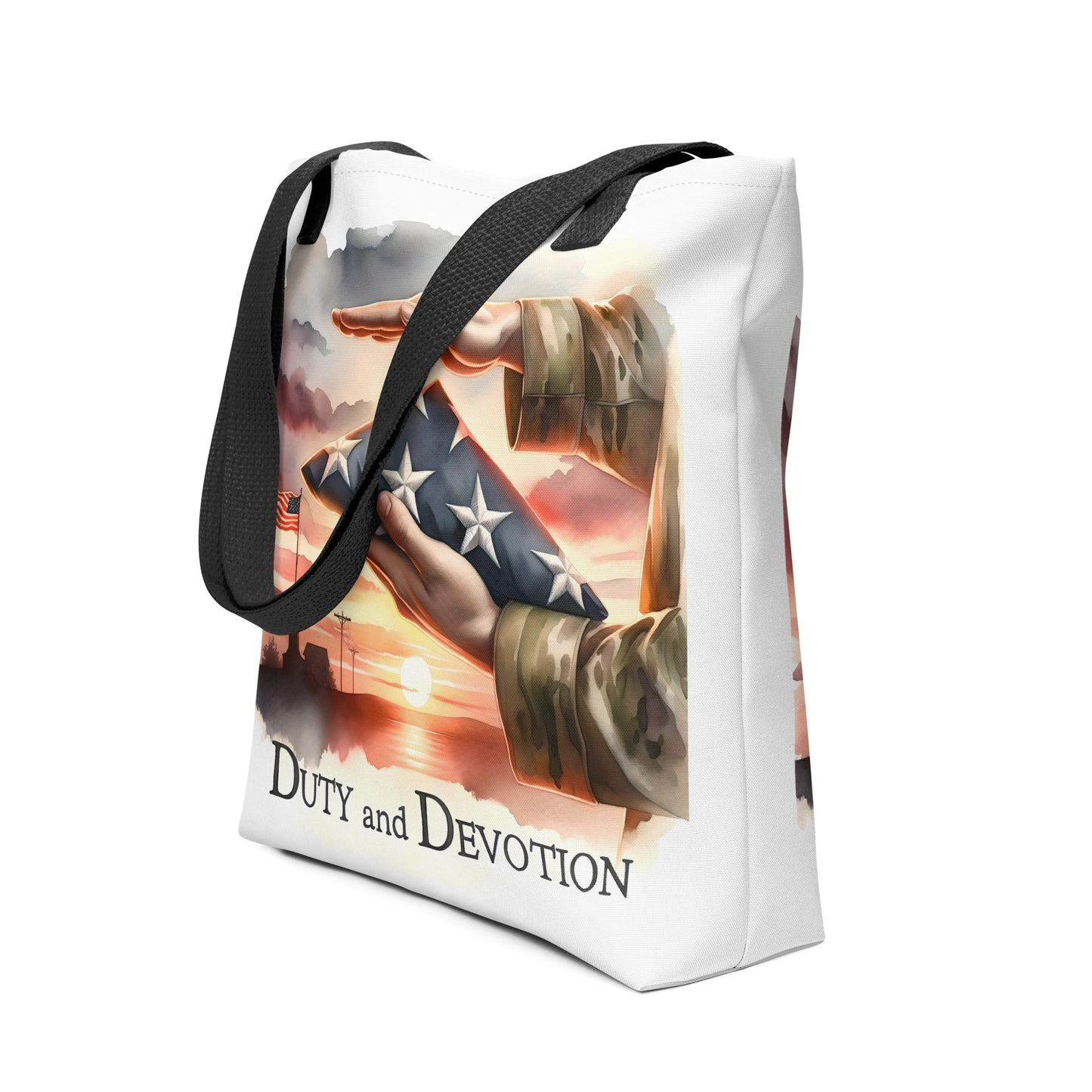 Duty and Devotion Tote Bag