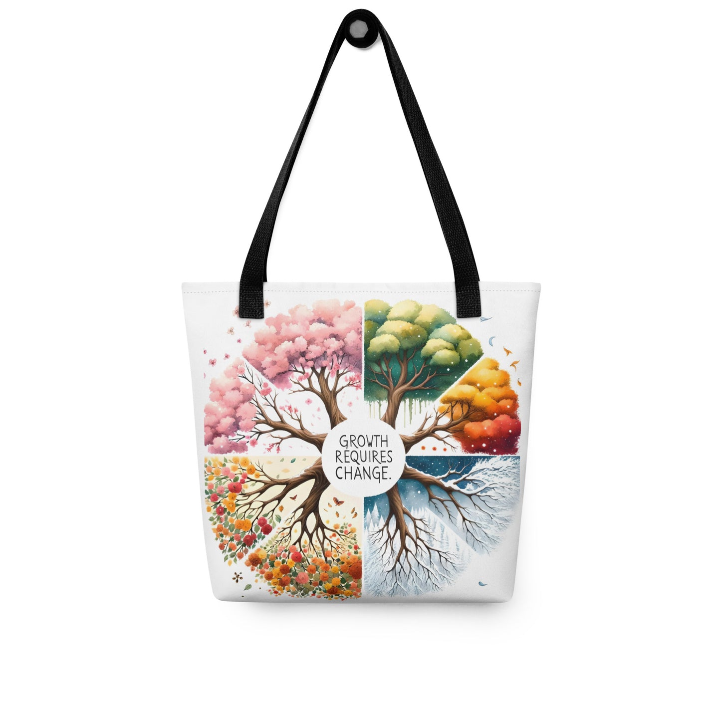 Growth Requires Change Tote Bag