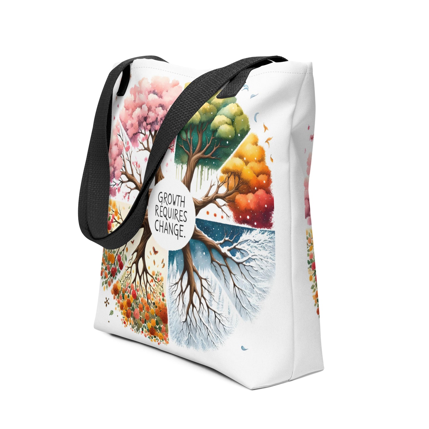 Growth Requires Change Tote Bag