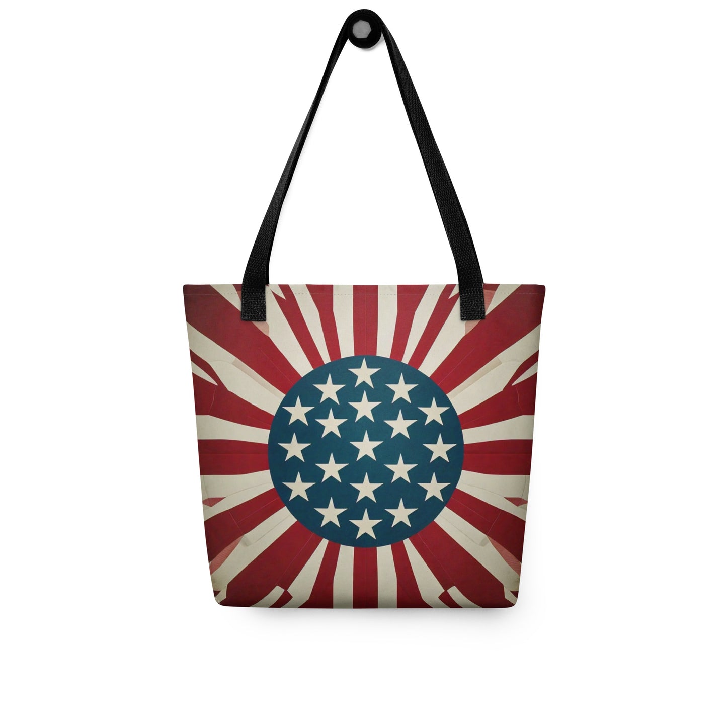 Patriotic Flag Pattern Tote Bag