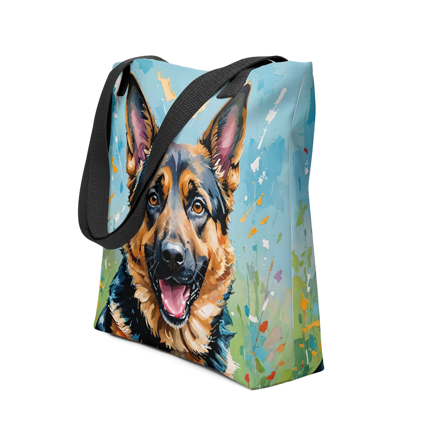 German Shepherd Acrylic Tote Bag