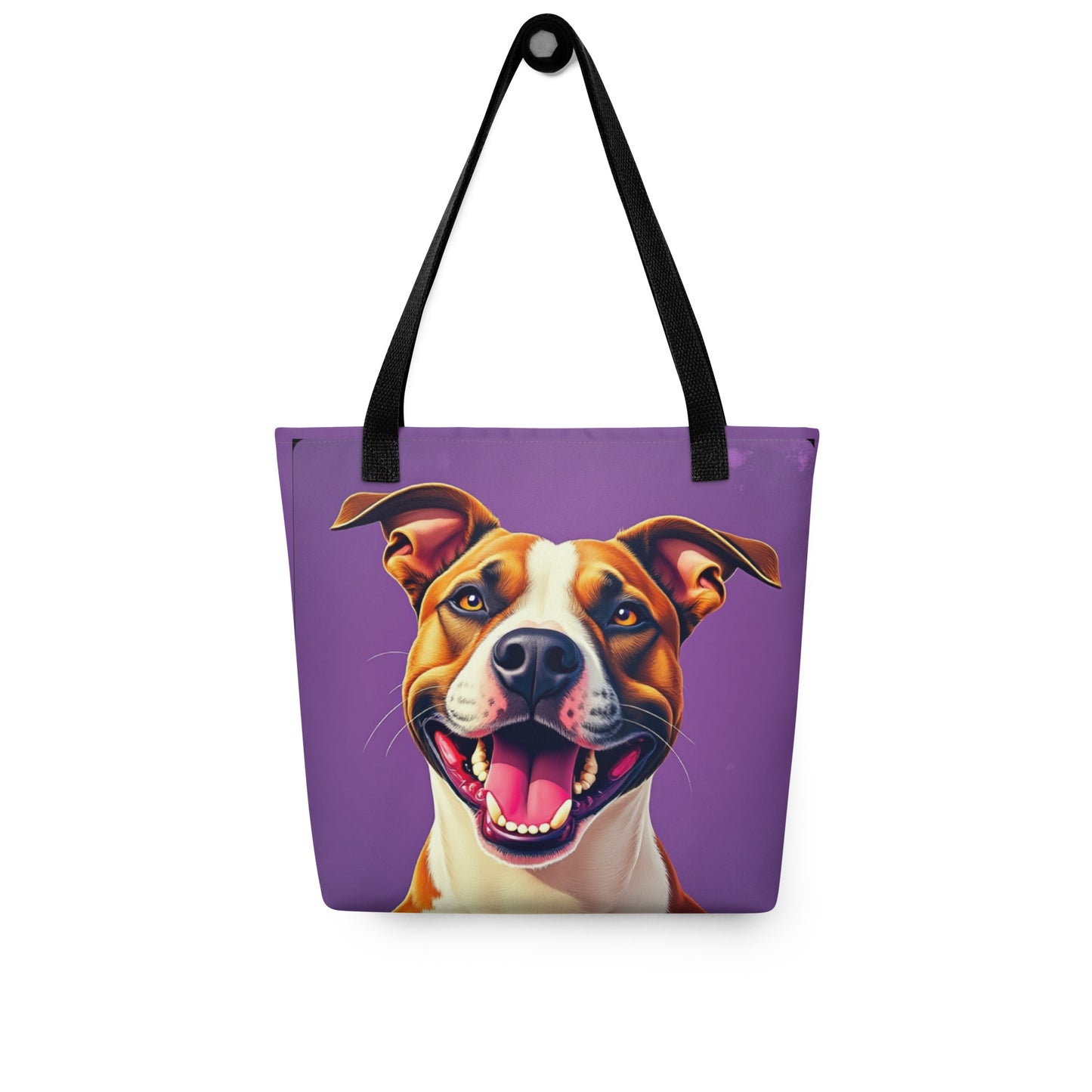 Pitbull Purple Tote Bag TEST