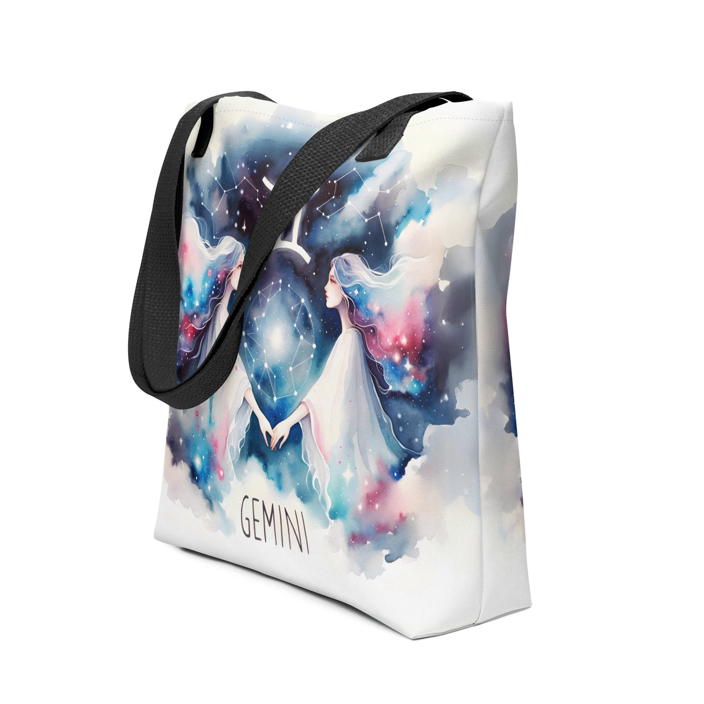 Gemini Watercolor Tote Bag