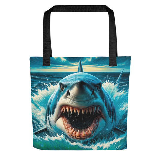 Shark Attack Tote Bag