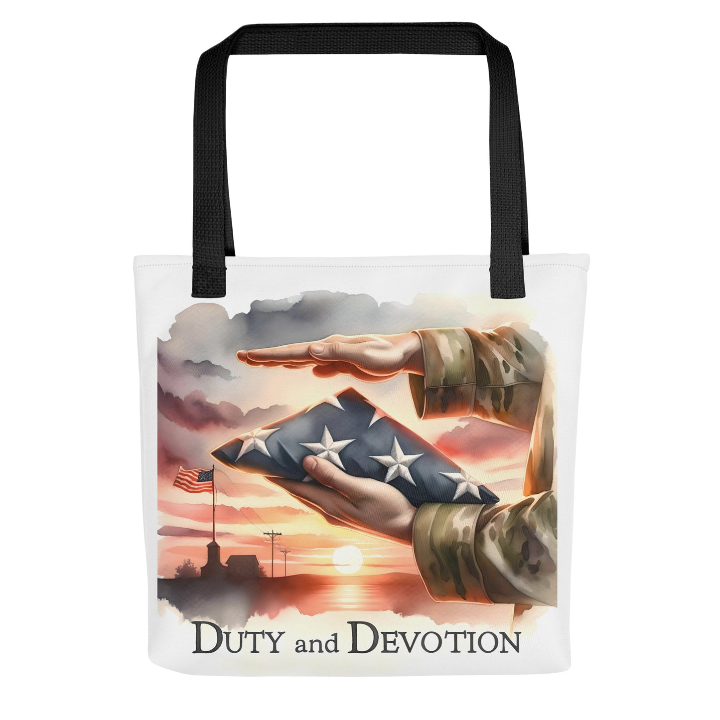 Duty and Devotion Tote Bag