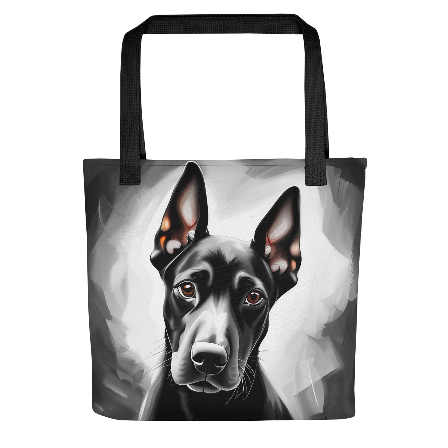 Dapper Doberman Puppy Tote Bag