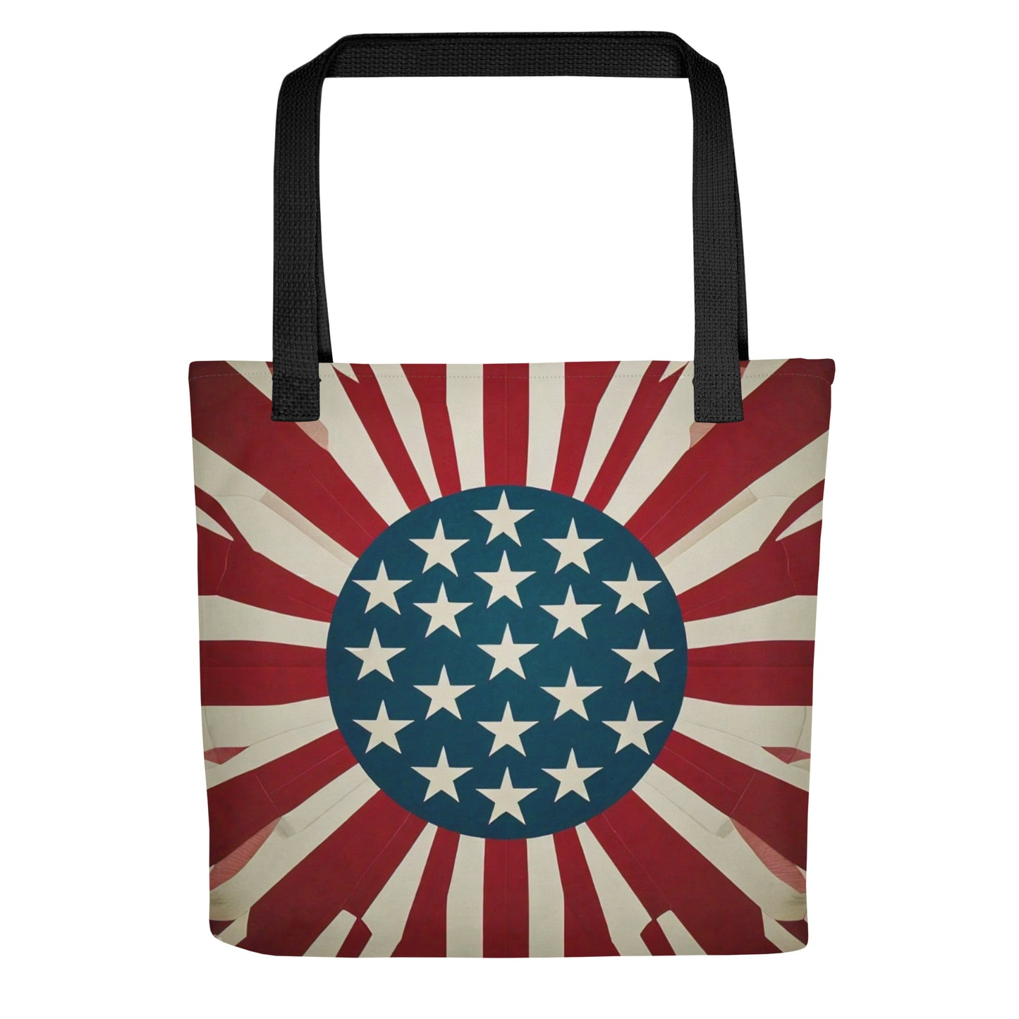 Patriotic Flag Pattern Tote Bag