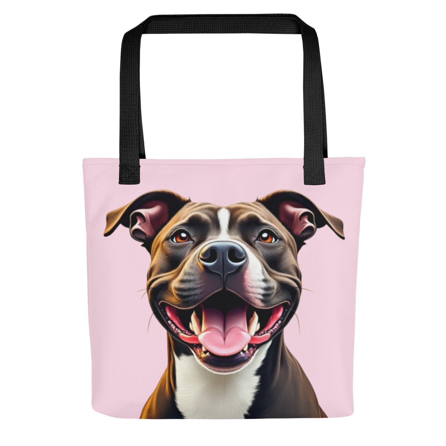 Pitbull Purple Tote Bag