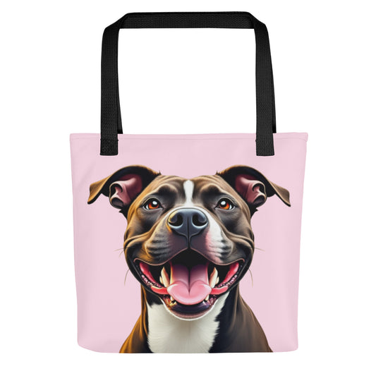 Pitbull Purple Tote Bag TEST