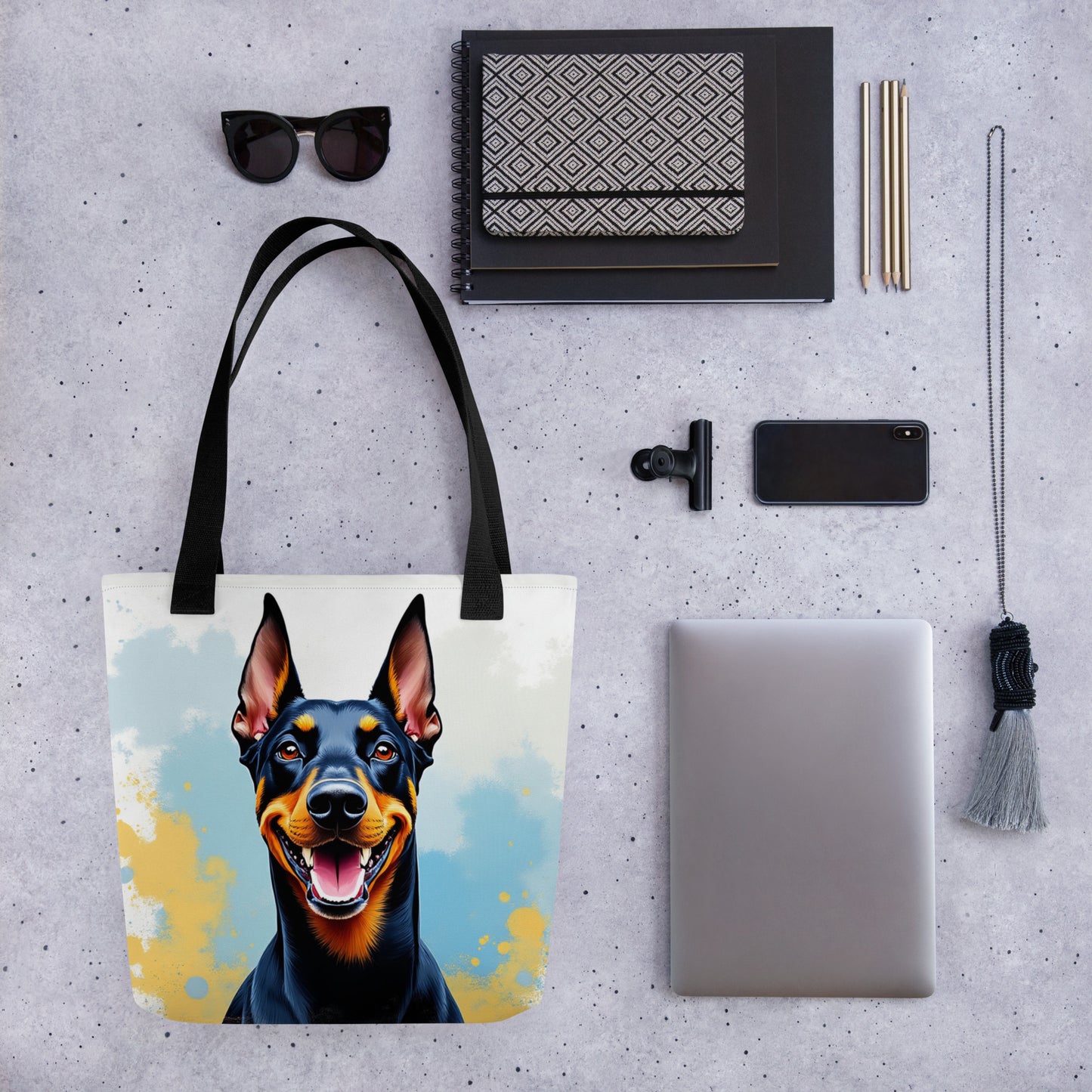 Doberman Tote Bag 2024