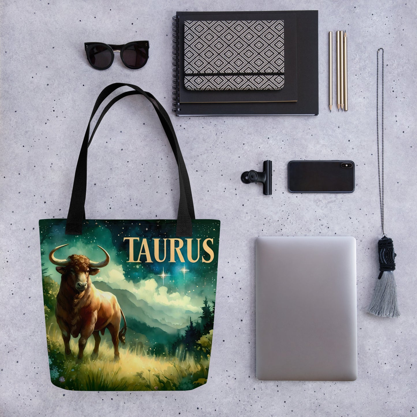 Taurus Horoscope Tote Bag