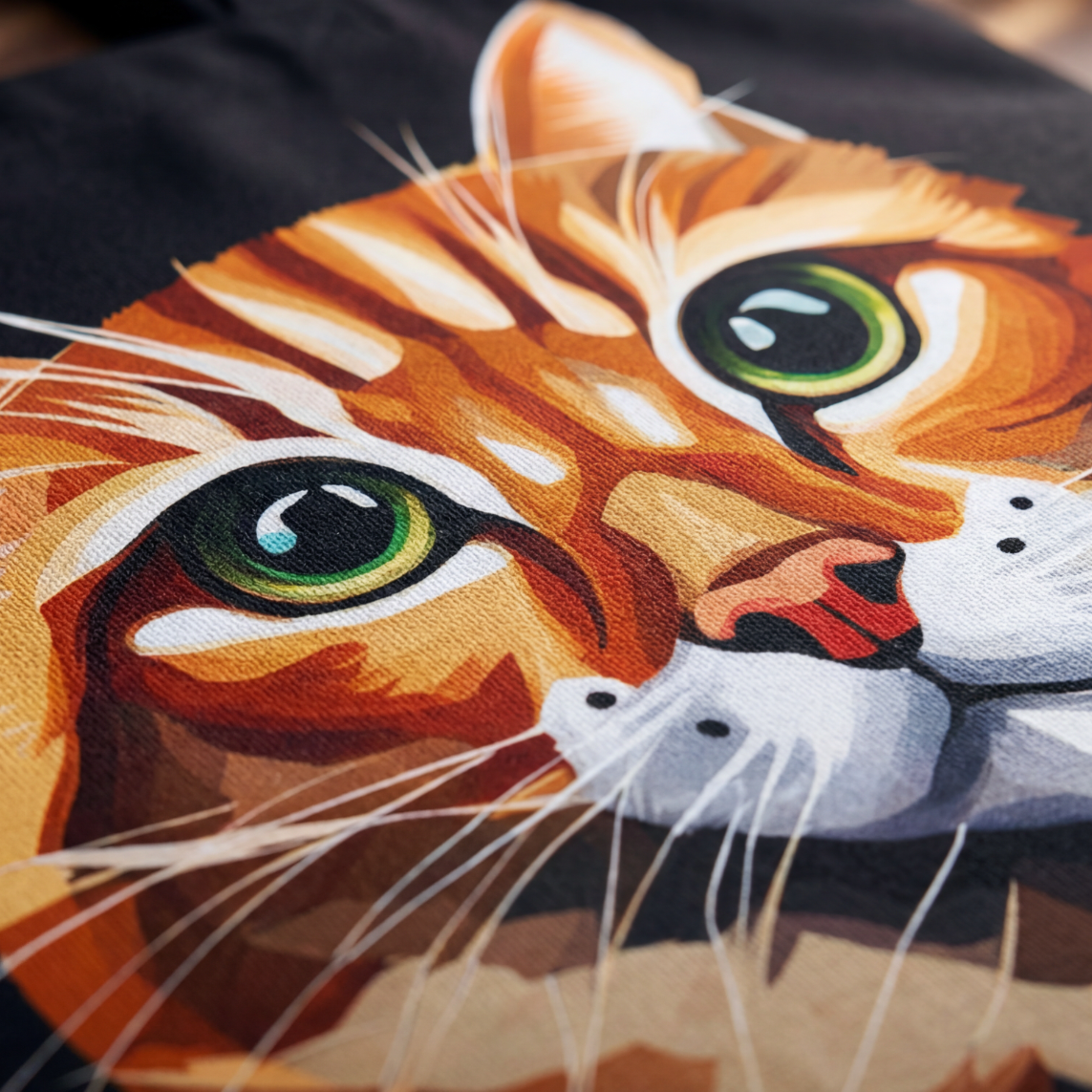 Midnight Whiskers Tote Bag