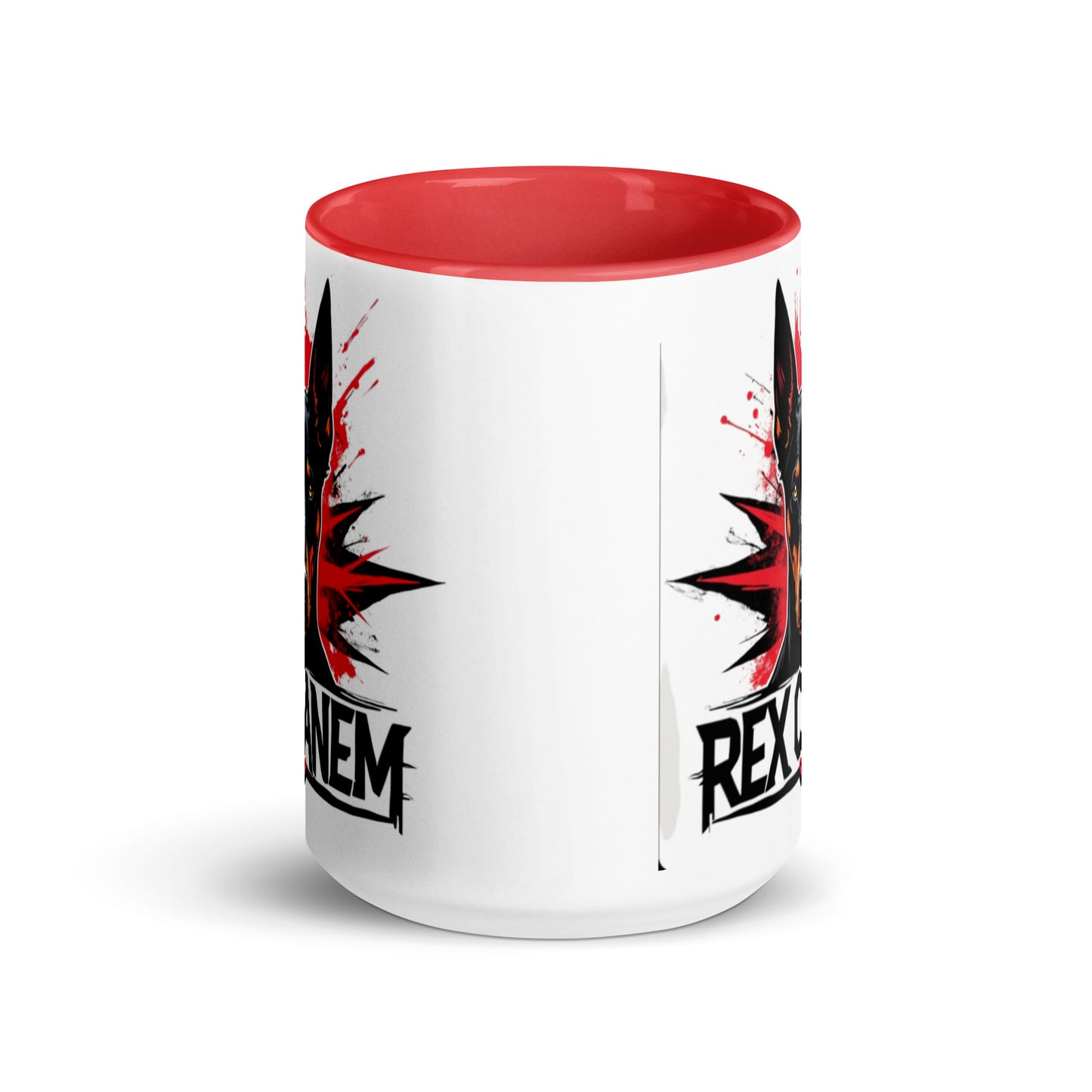 REX CANEM RED MUG