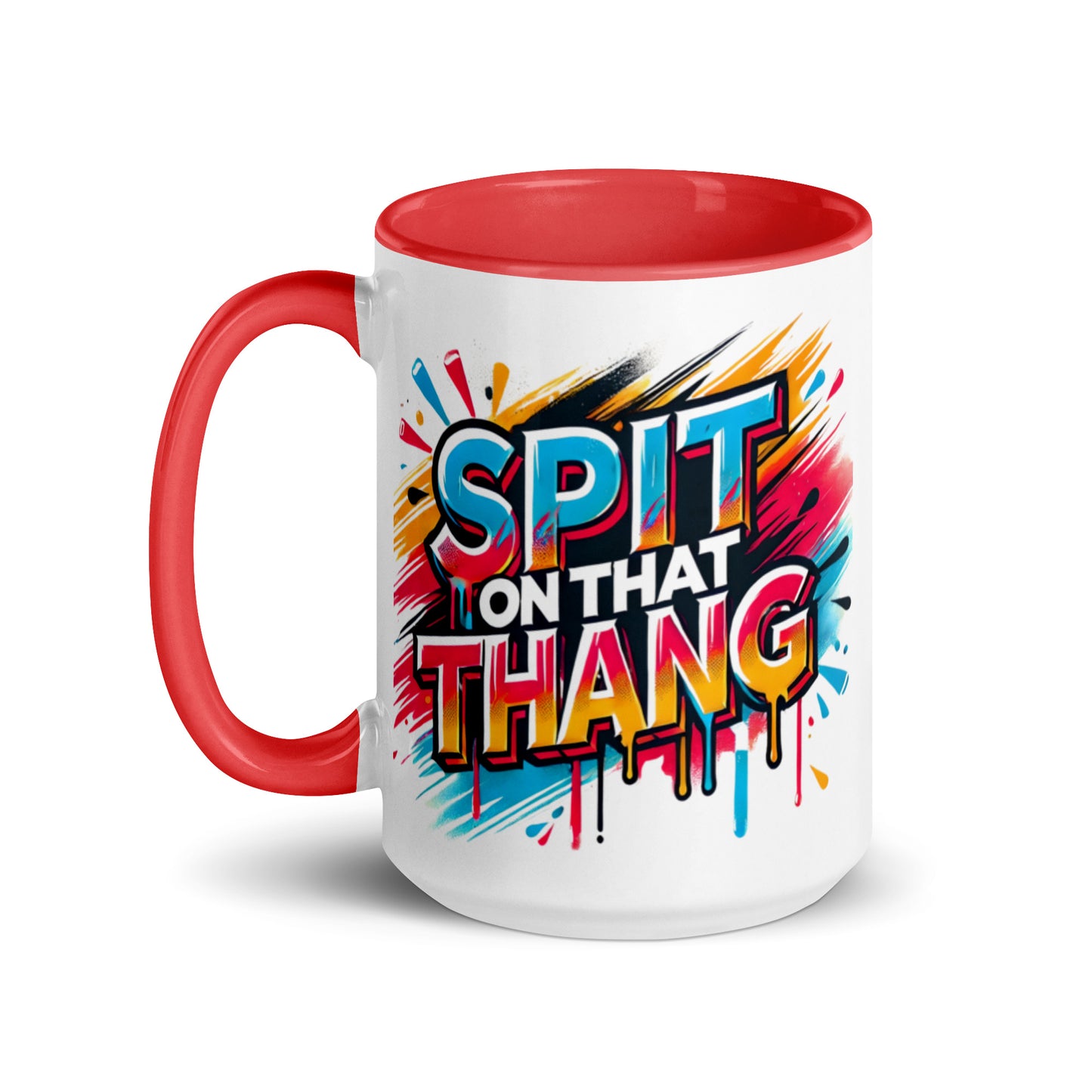 Spit On That Thang Red Glossy Mug