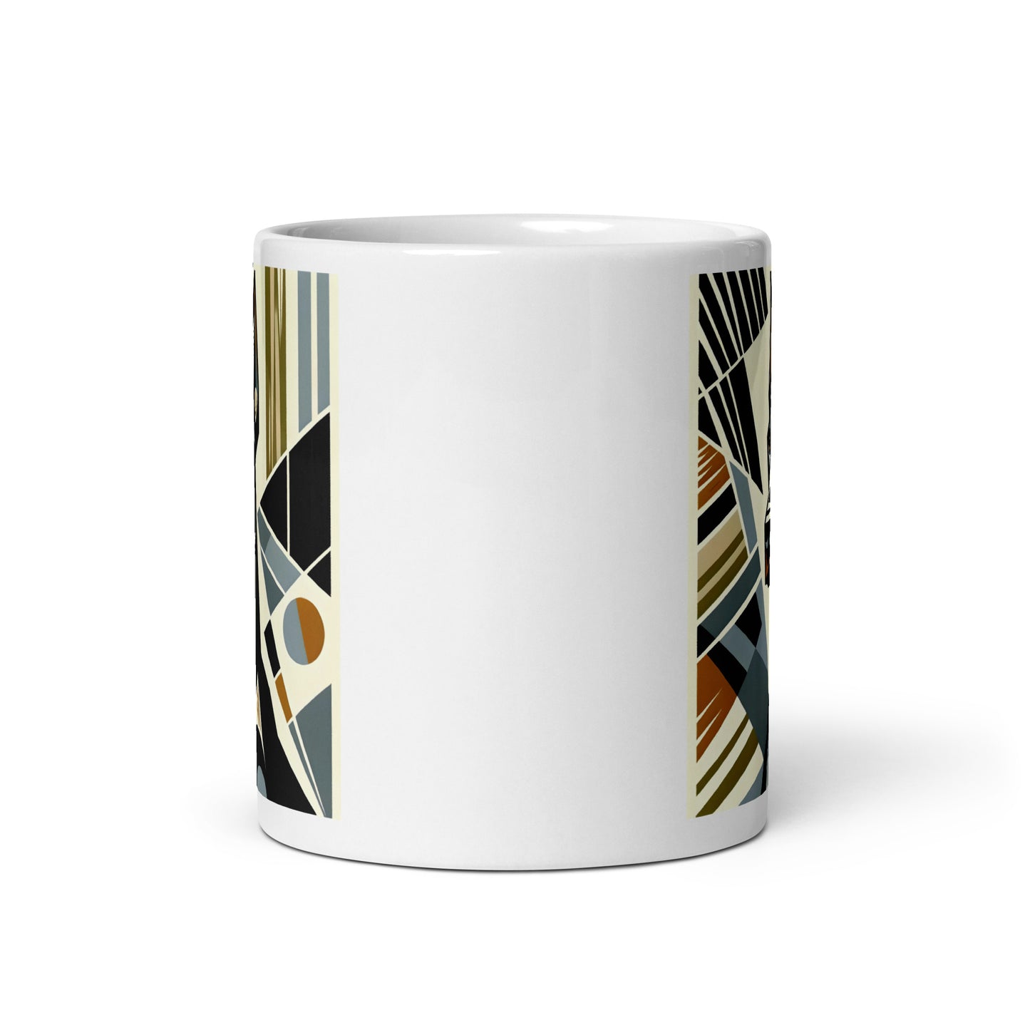 Doberman Abstract | Glossy Mug