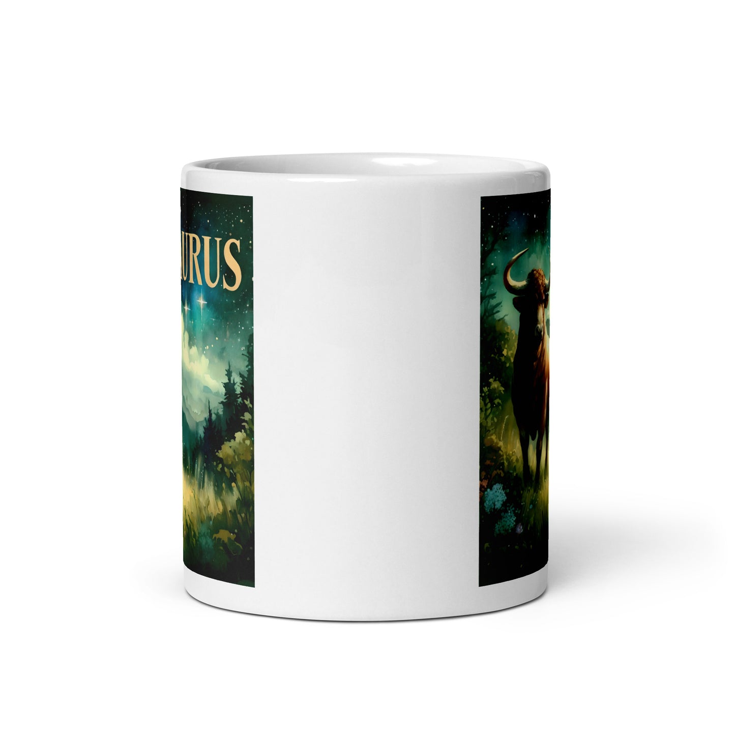 Taurus Horoscope Glossy Mug