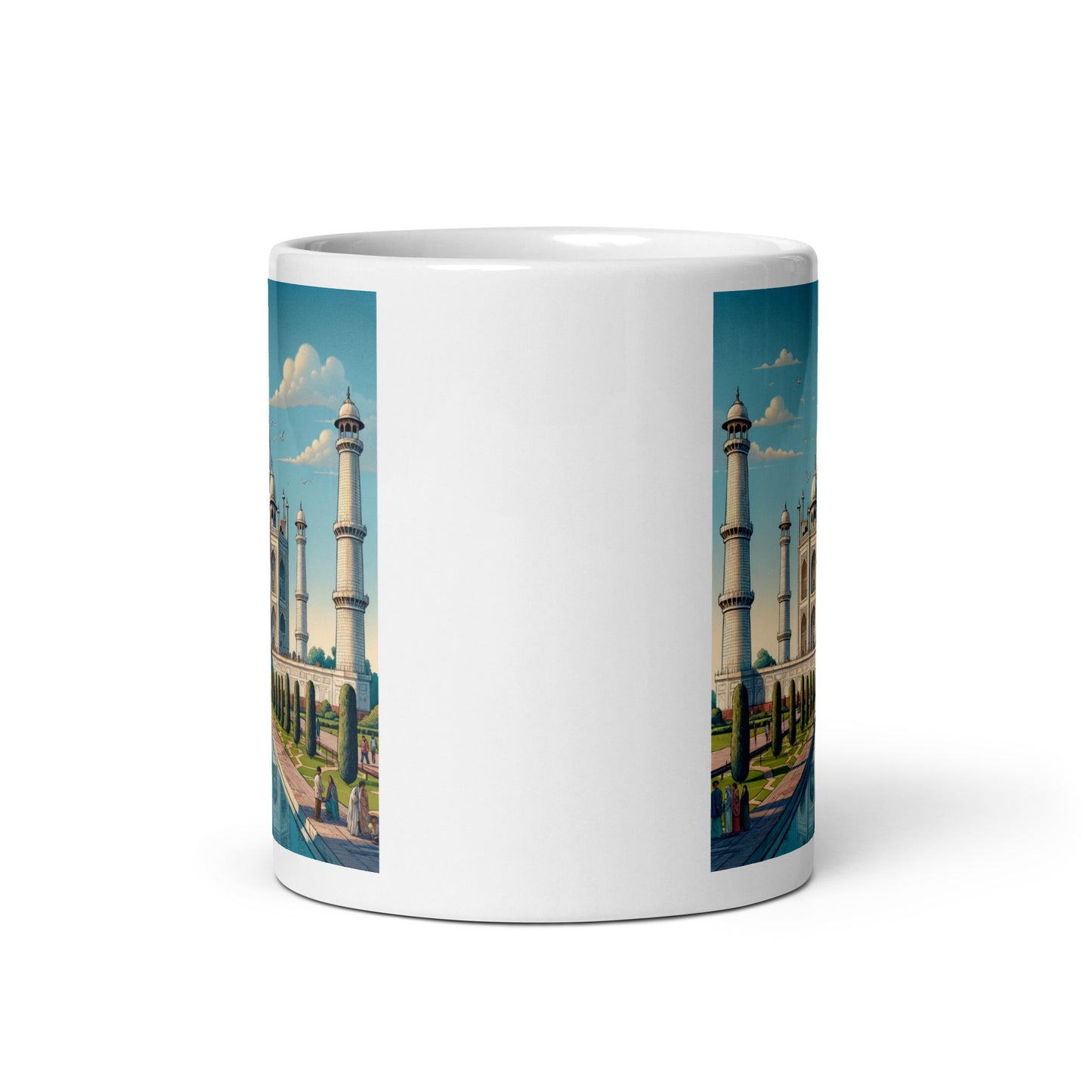 Taj Mahal Glossy Mug