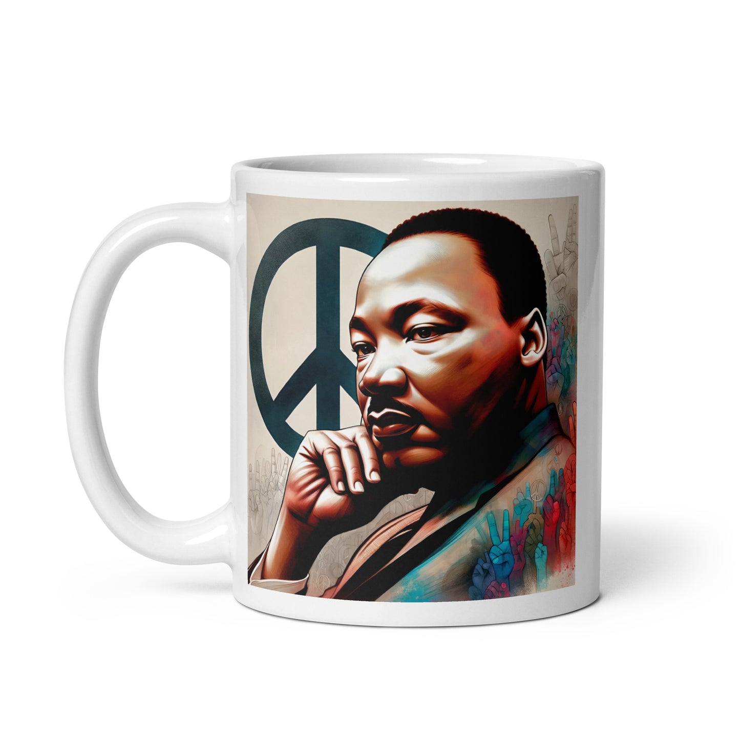 MLK Peace | Glossy Mug