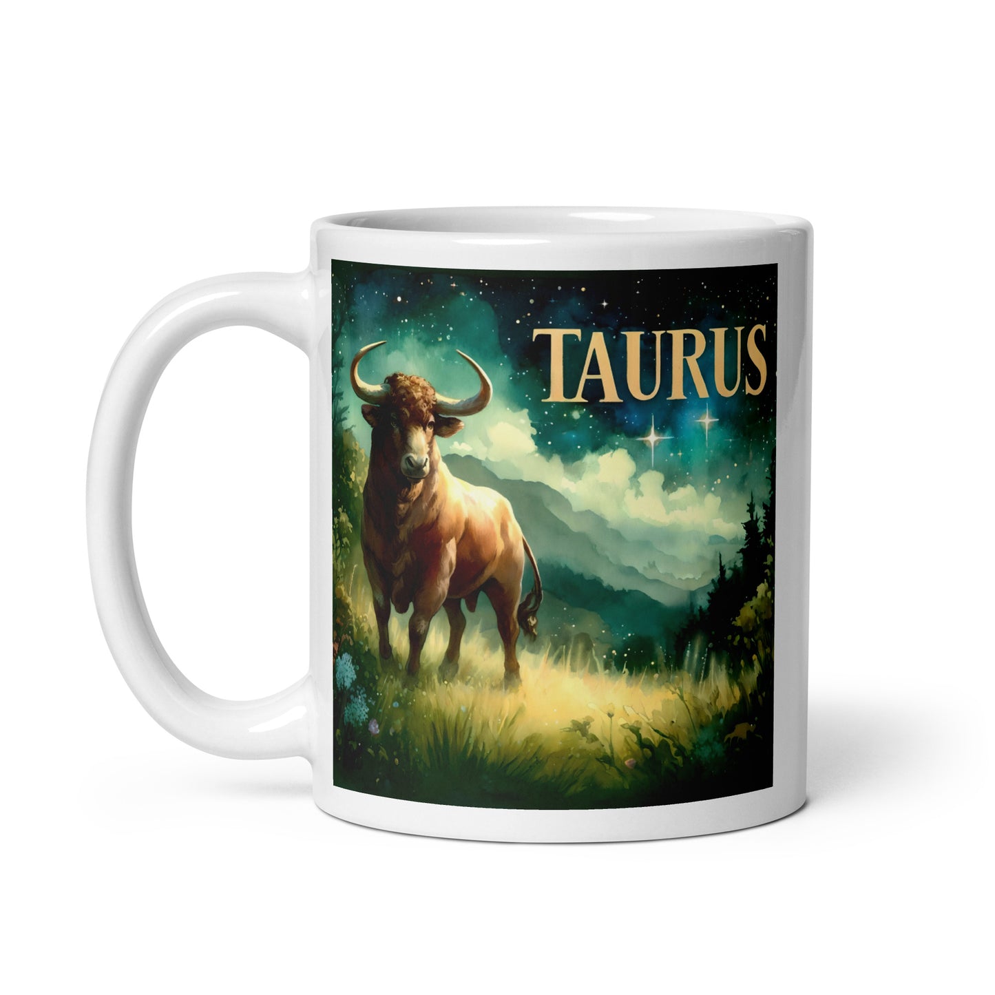 Taurus Horoscope Glossy Mug