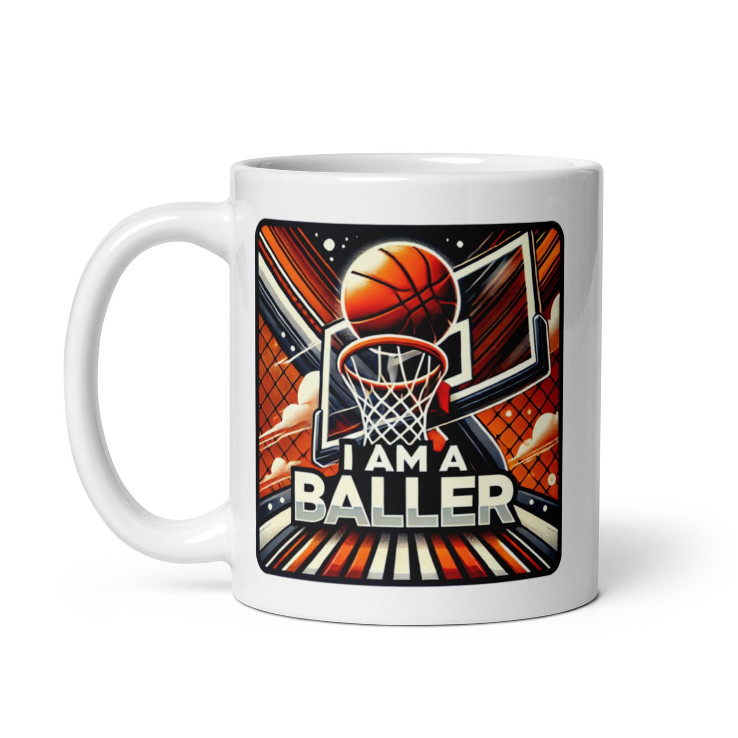 I Am A Baller Glossy Mug