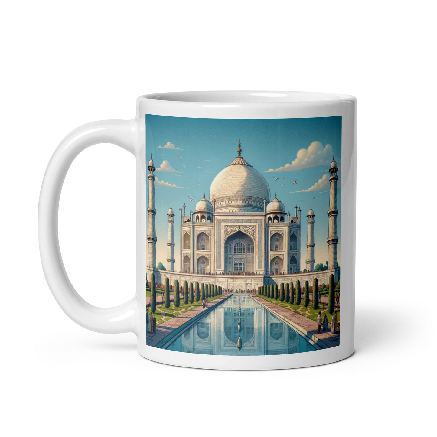 Taj Mahal Glossy Mug