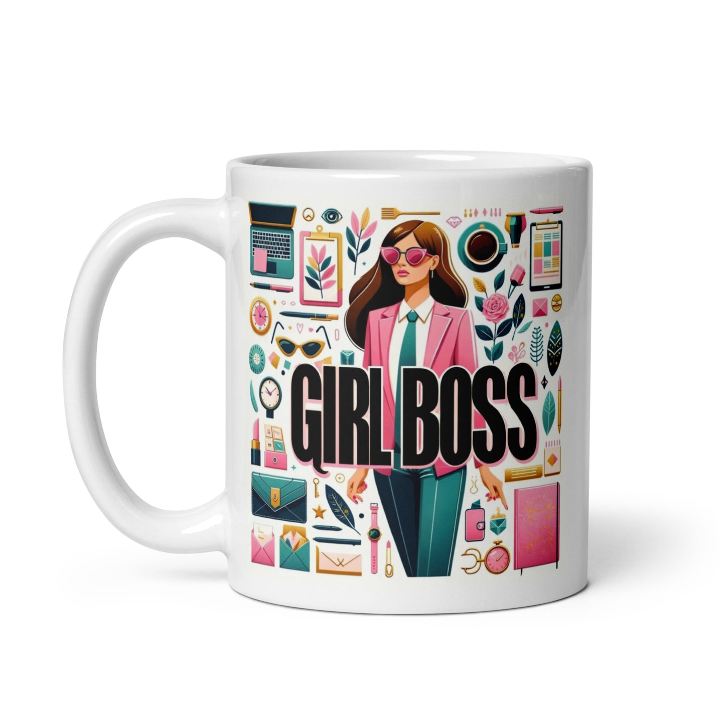 Girl Boss Glossy Mug