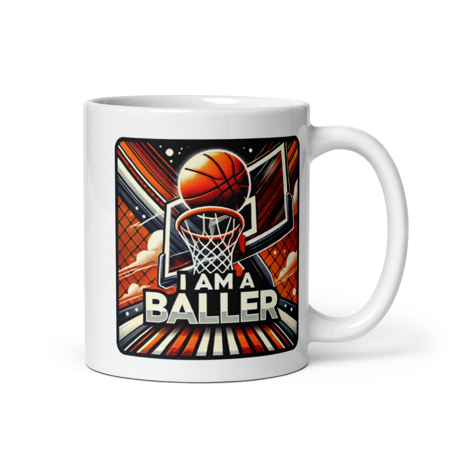 I Am A Baller Glossy Mug