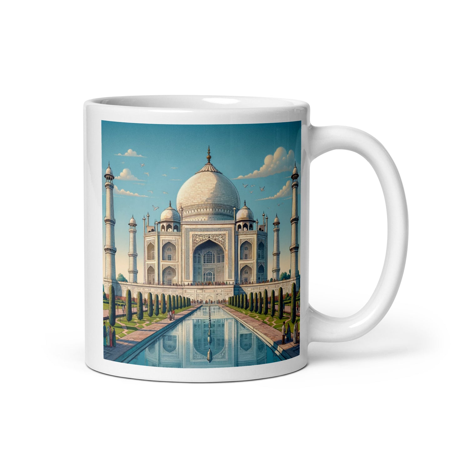 Taj Mahal Glossy Mug