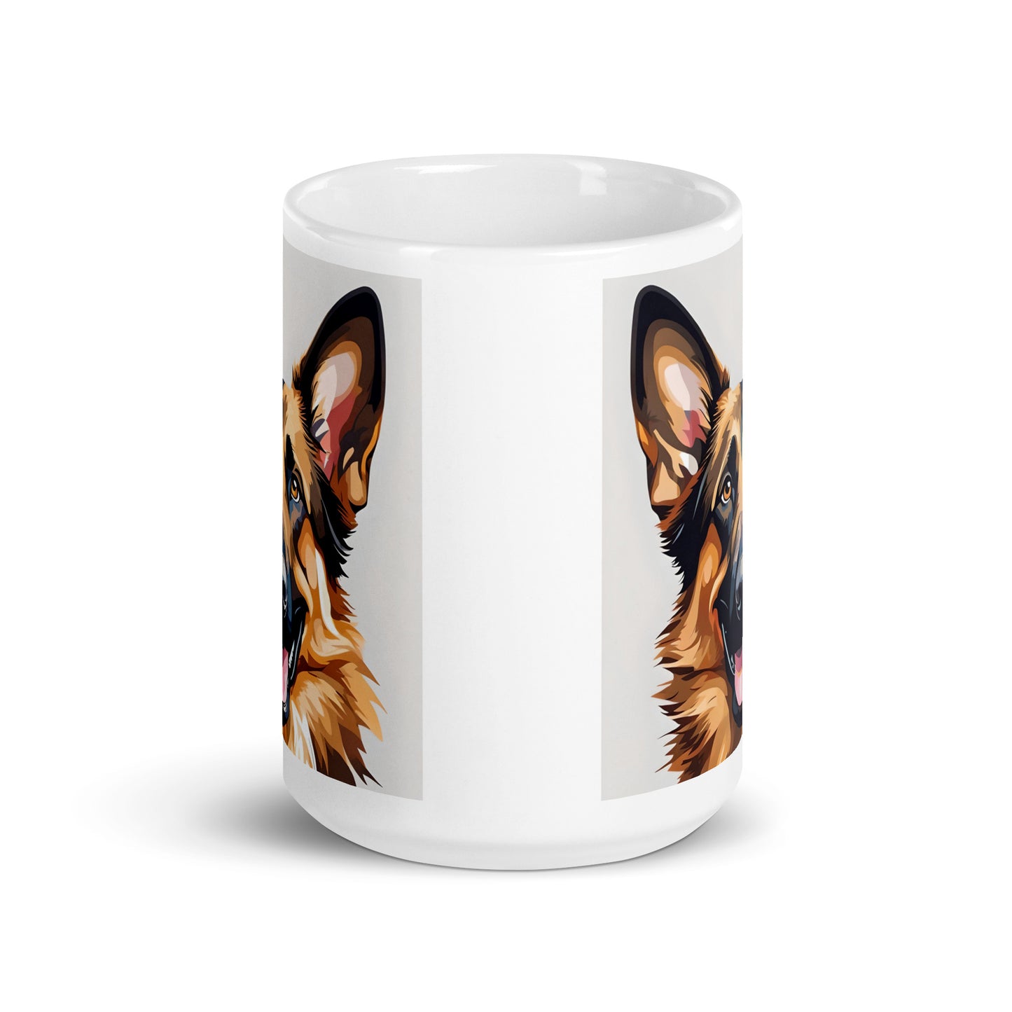 German Shepherd Joyful Glossy Mug