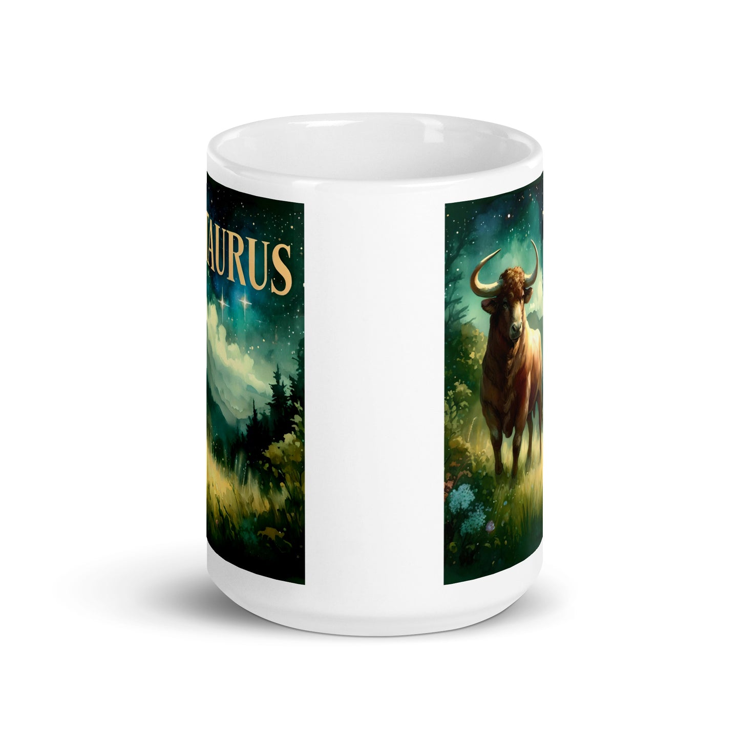 Taurus Horoscope Glossy Mug