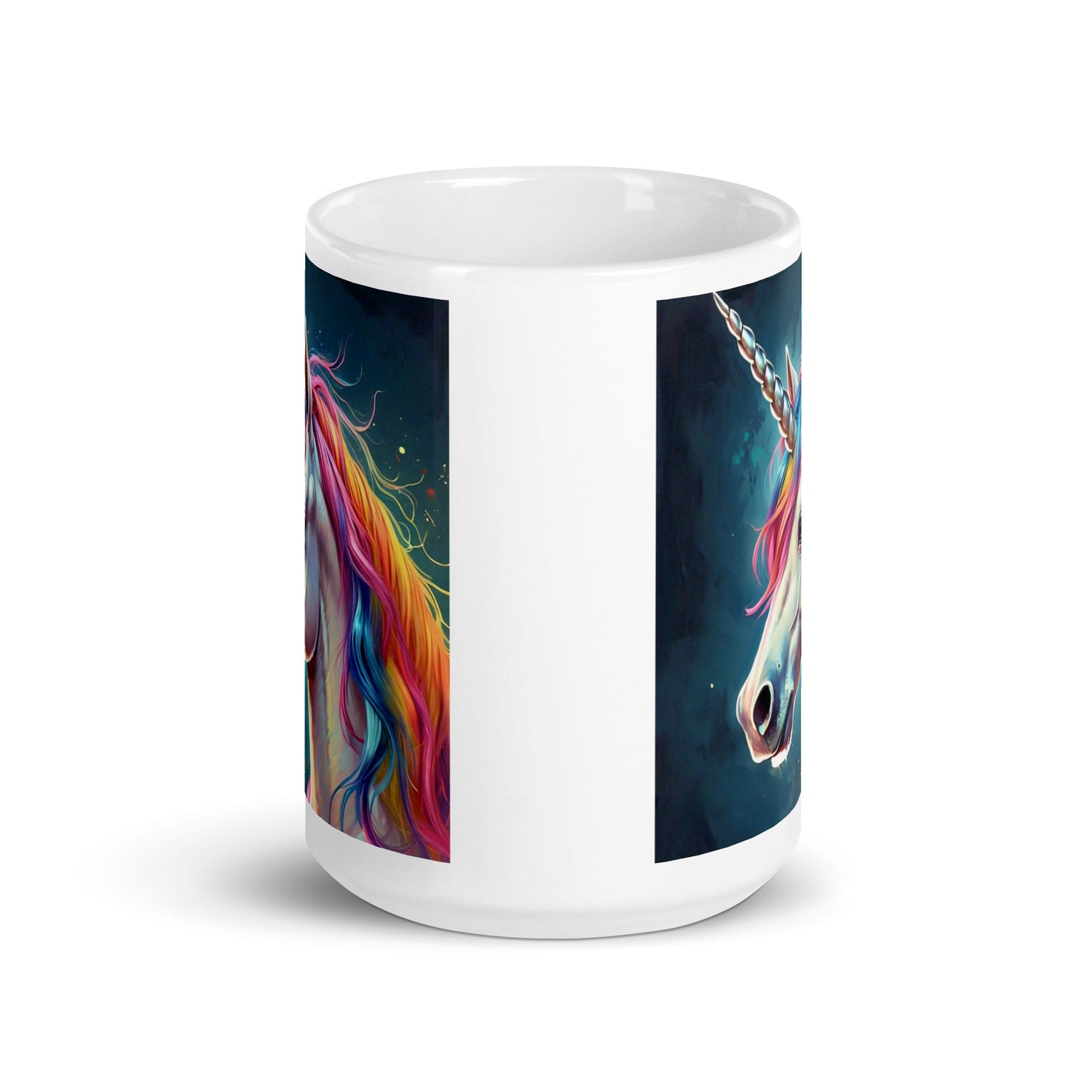 Unicorn Rainbow Glossy Mug