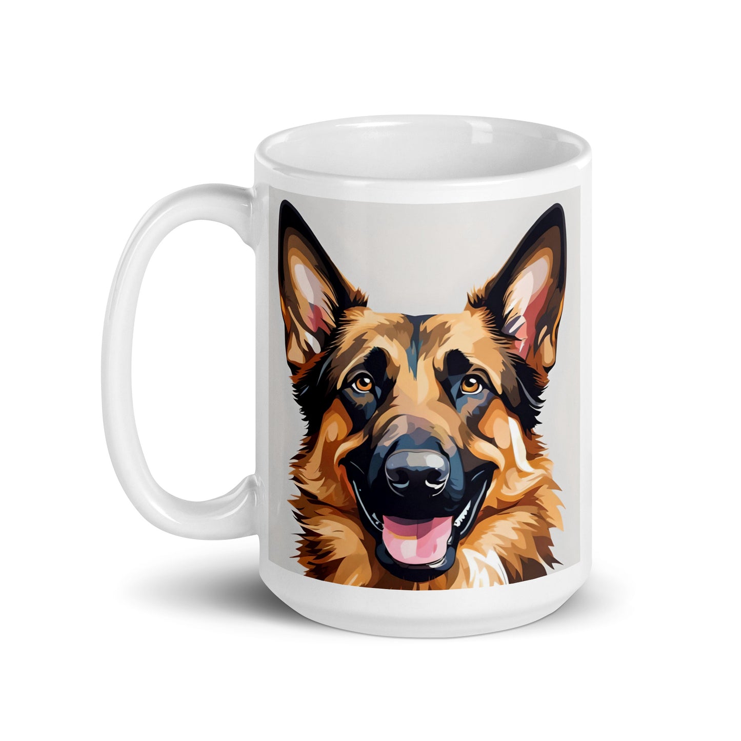 German Shepherd Joyful Glossy Mug