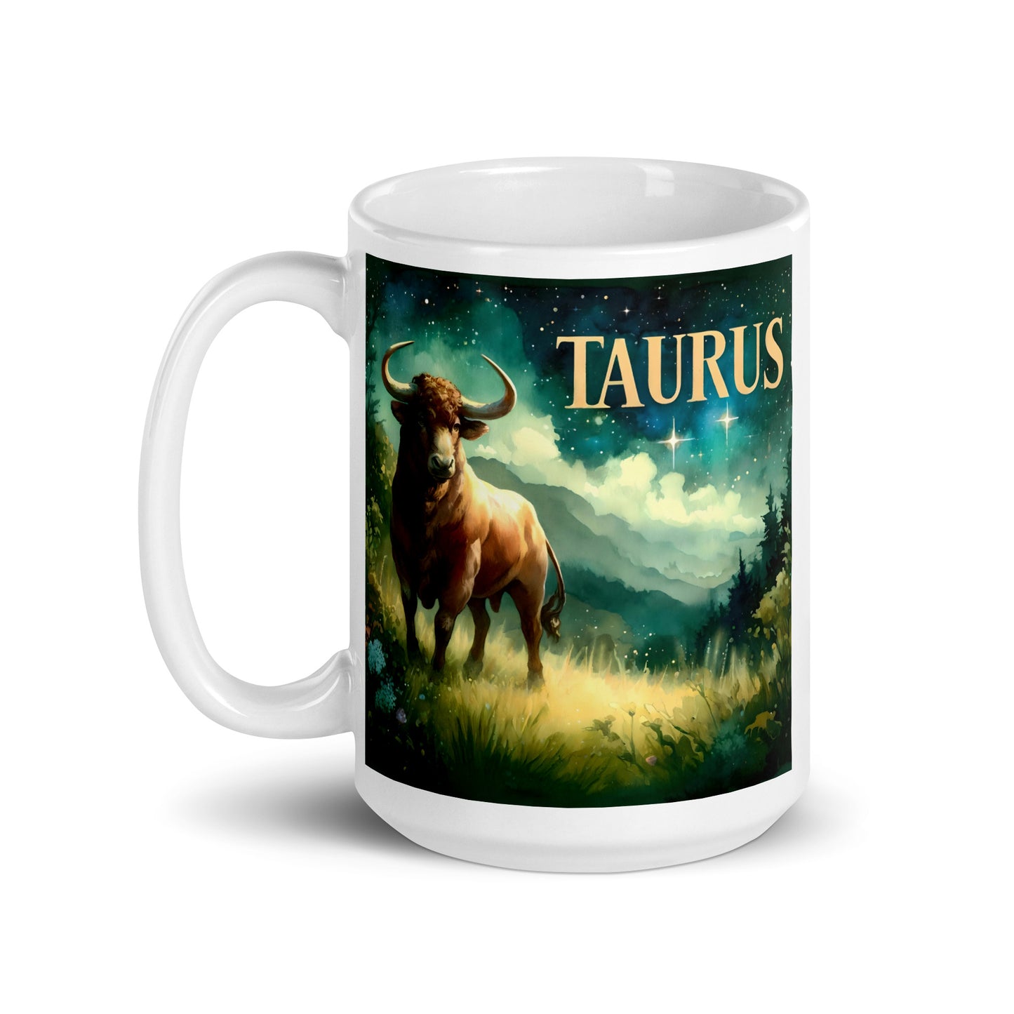 Taurus Horoscope Glossy Mug